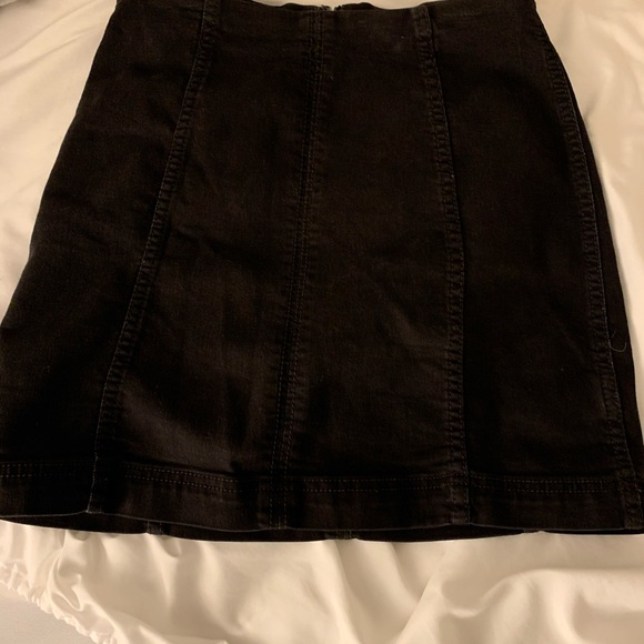 FREE PEOPLE MODERN FEMME DENIM SKIRT - Picture 4 of 6